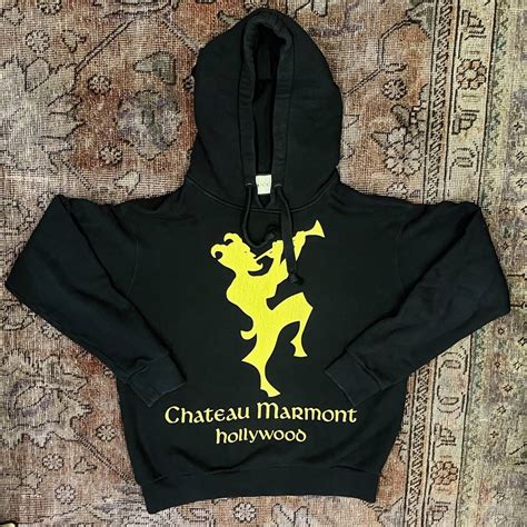 Gucci Men's Chateau Marmont Hollywood Graphic Hoodie 